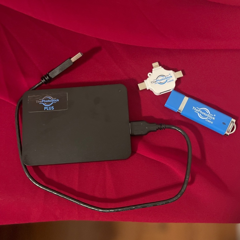 Photo stick and drive for extra photo storage!